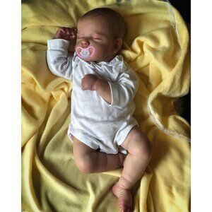20 Inches  Real Baby Size Lifelike Reborn Baby Doll with Painted Hair